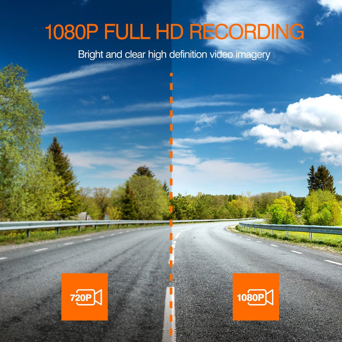 Road Angel Halo Go Compact 1080p Single Dash Cam