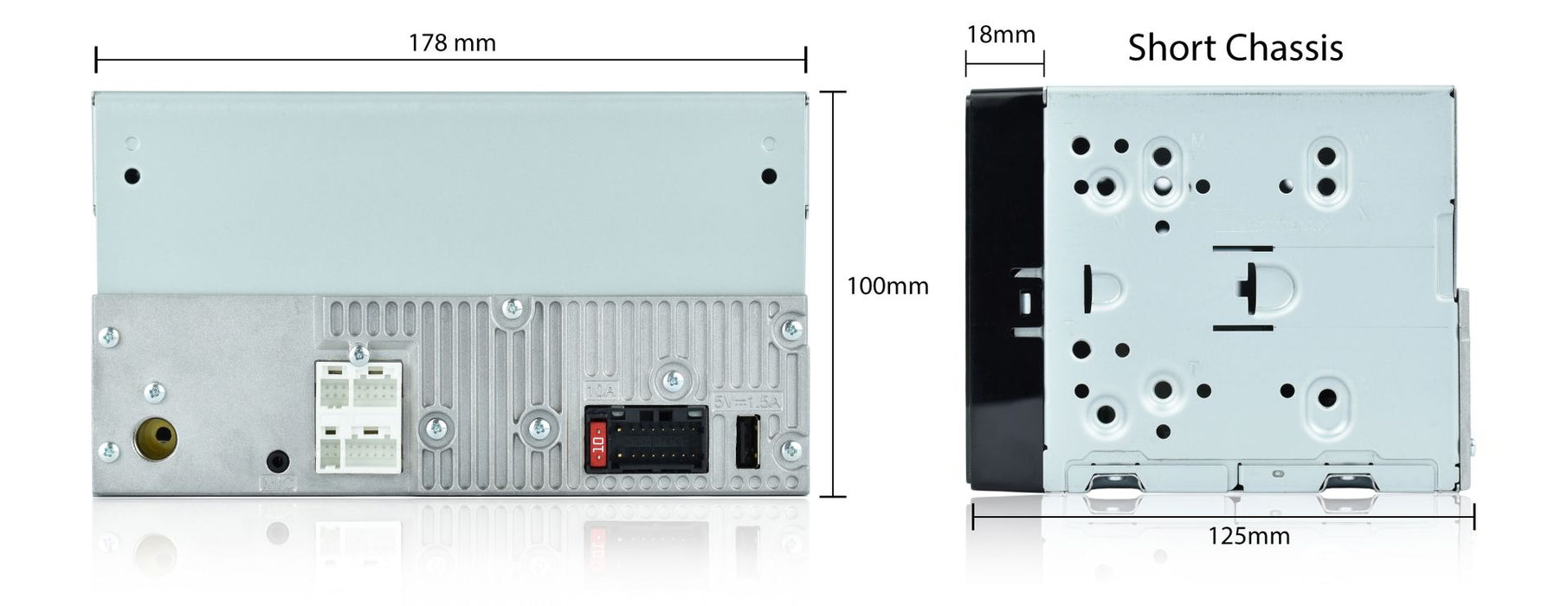 Pioneer SPH-DA150BT Double DIN 6.8” Touchscreen Car Stereo with Apple CarPlay, Android Auto, DAB+, Bluetooth & USB