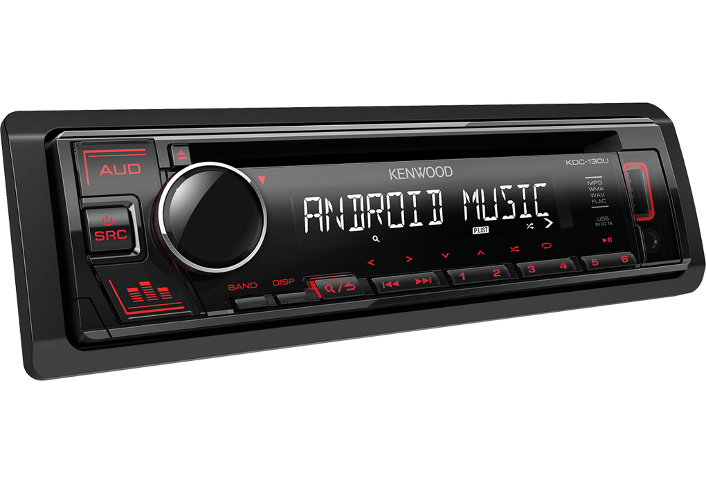 Kenwood KDC-130UR CD-Receiver with Front USB & AUX Input