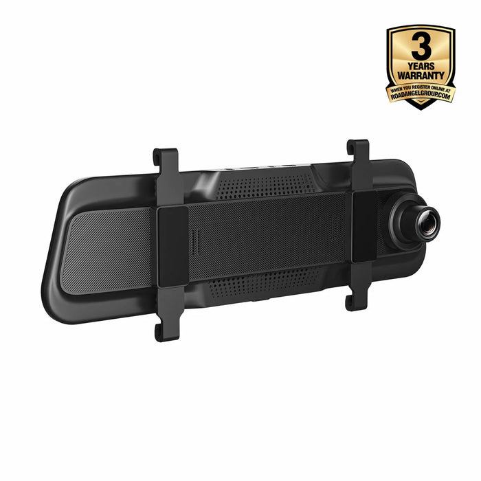 Road Angel Halo View 3 2160P 4K Mirror Dual Dash Cam with 10" Anti-glare LCD Touch Screen & Dual Parking Mode