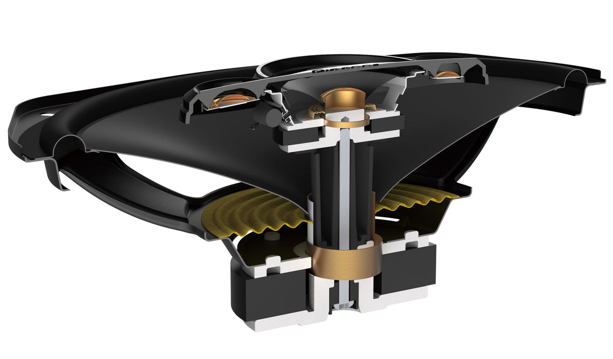 Pioneer TS-A6961F 450W 6"x9" 4-Way Coaxial Speaker System with Grills