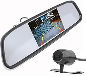 In Phase DINY603B-W Wireless rear view mirror visual parking aid with ...