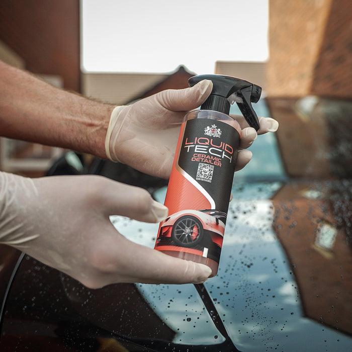 Liquid Tech Exterior Detail Pack: Body & Ceramic Shampoo, Tyre Finish, Detailer!