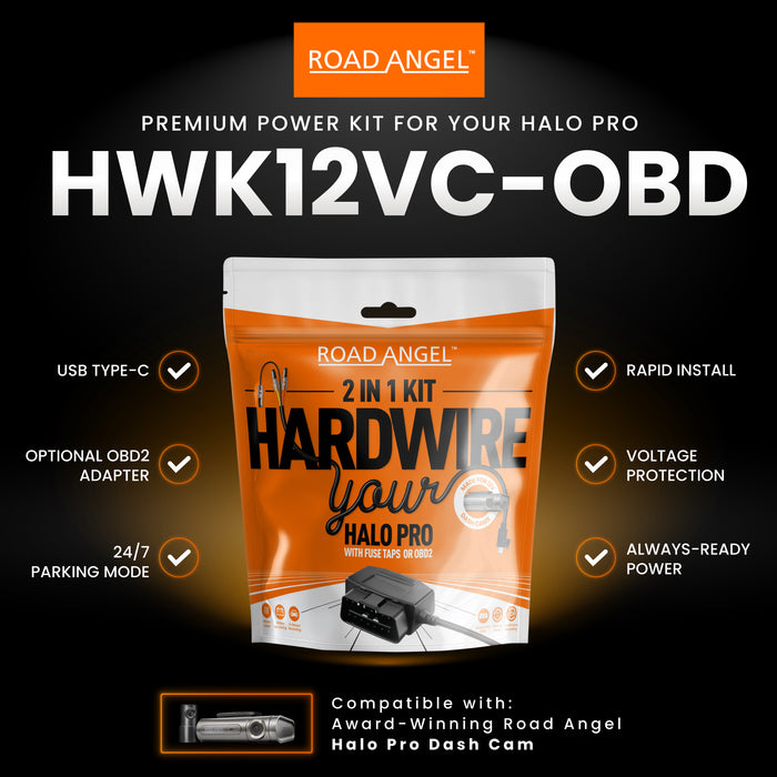 Hard Wiring Kit - HWK12VC-OBD For Halo Pro Only