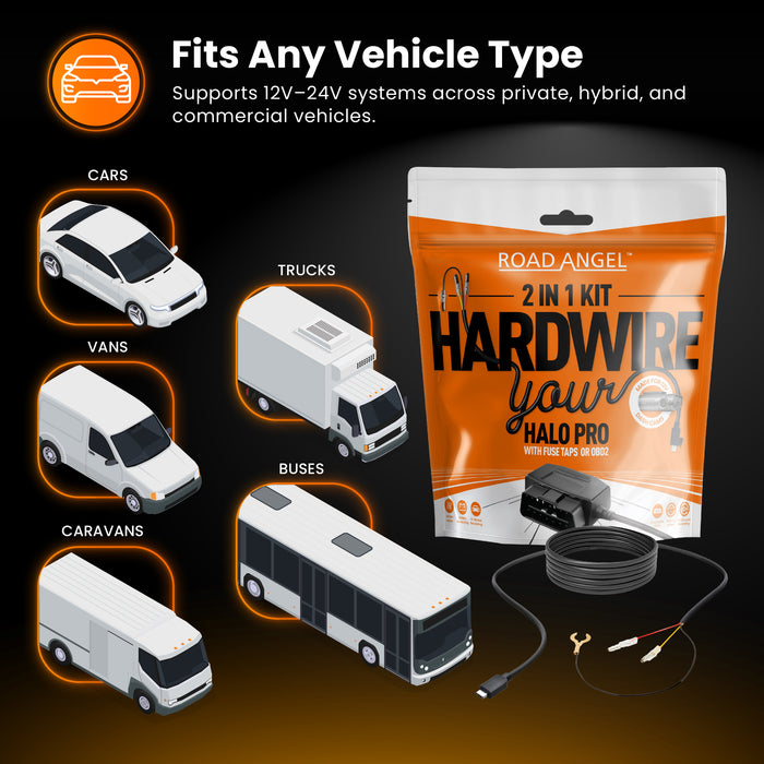 Hard Wiring Kit - HWK12VC-OBD For Halo Pro Only