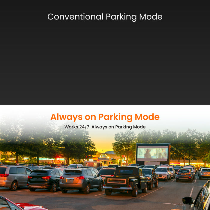 Road Angel Halo Edge 4K Single Dash Cam with Parking Mode & Quick Release Mounting