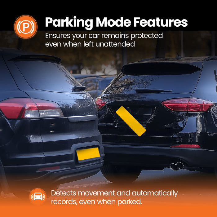 Road Angel Halo Edge 4K Single Dash Cam with Parking Mode & Quick Release Mounting