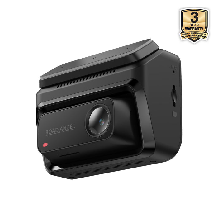 Road Angel Halo Elite 4K (2160p) & 1K (1080p) Dual Dash Cam Including Hard Wiring Kit With Sony Starvis 2 Enhanced Night Vision Video Technology!