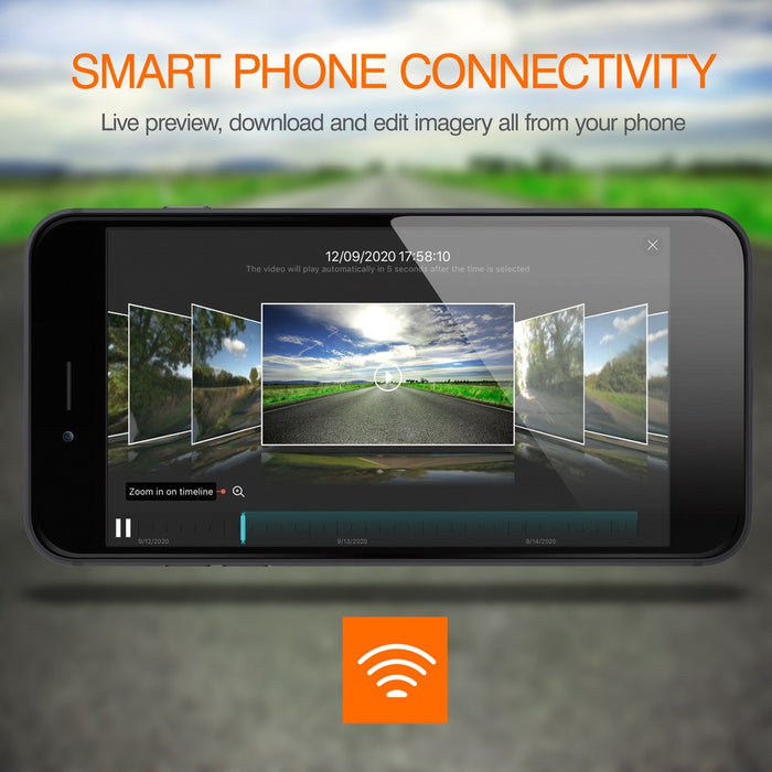 Road Angel Halo Pro V2 Front and Rear Dashcam with Winter and Parking Mode