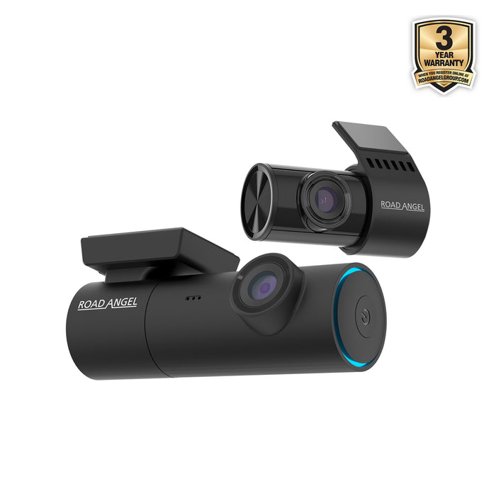 Road Angel Halo Spark Dual Full HD 1080p Front & Rear Dash Camera With Dual Parking Mode & Winter Mode (USB-C)