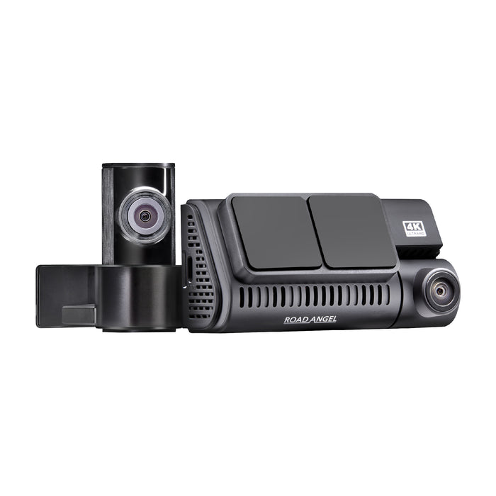 Road Angel Halo Ultima 4K Dual Dash Cam with Parking Mode & Quick Release mounting