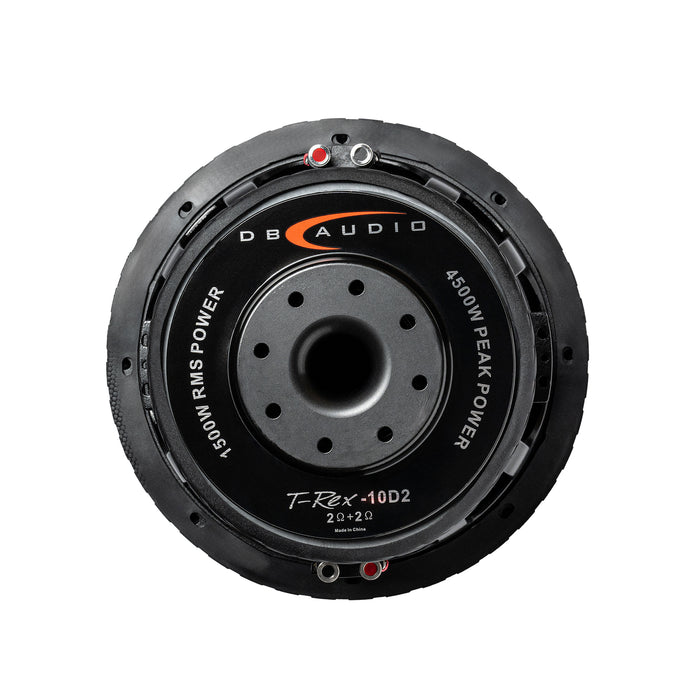 DB Audio Trex10-D2 1500RMS/3000W 10" Dual 2 Ohm VC