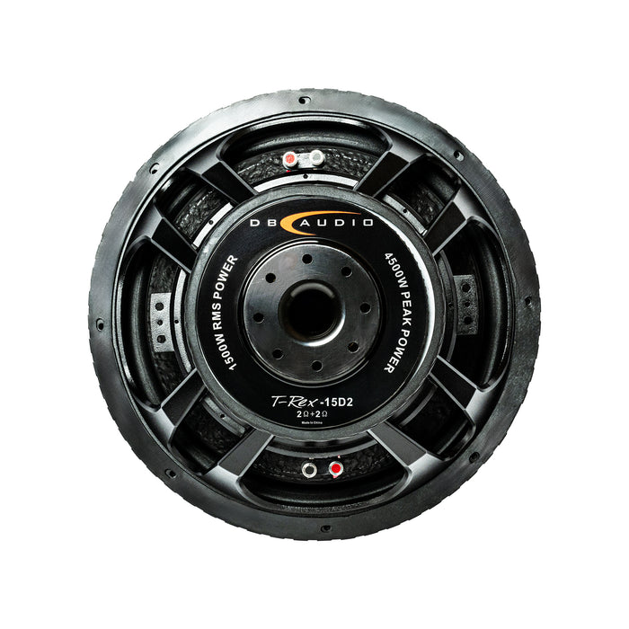 DB Audio Trex15-D2 1500RMS/3000W 15" Dual 2 Ohm VC