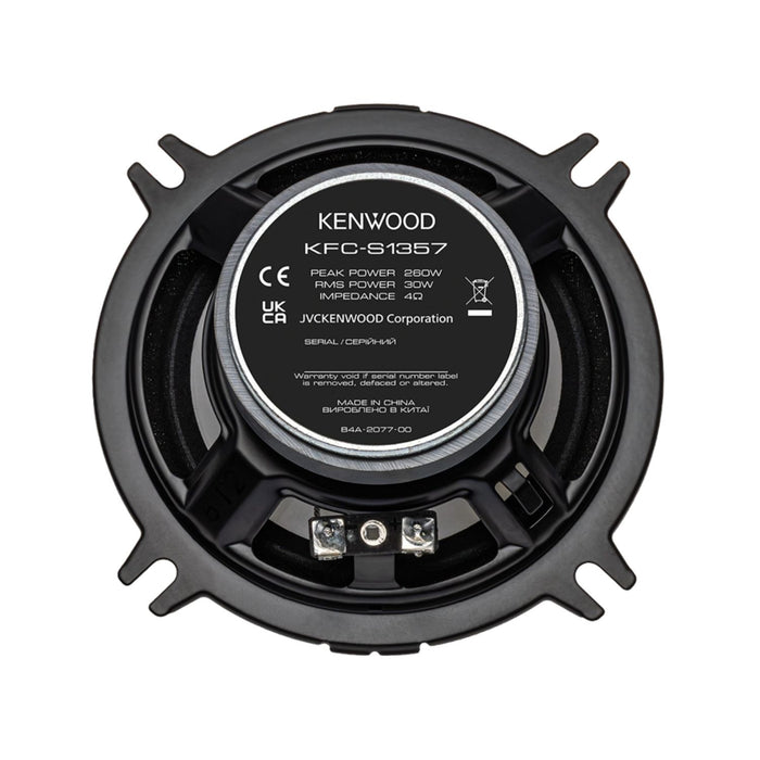Kenwood KFC-S1357 Stage Sound Series 13cm Flush Mount Dual-Cone Speaker System