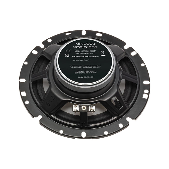 Kenwood KFC-S1757 Stage Sound Series 17cm Flush Mount Dual-Cone Speaker System