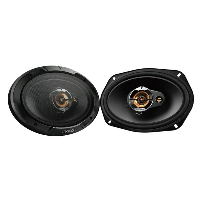 Kenwood KFC-S6977EX Stage Sound Series 6" x 9" Flush Mount 3-Way 3-Speaker System