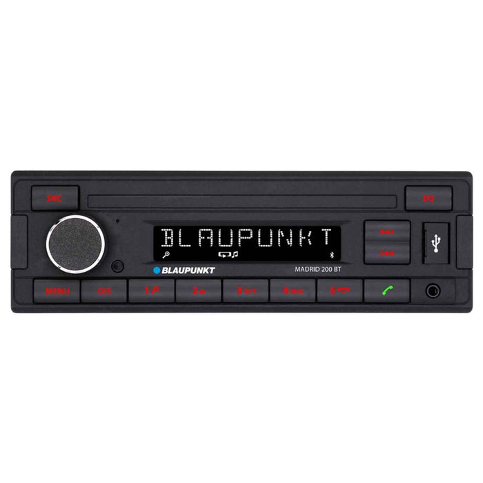 Blaupunkt MADRID200BT Single Din Stereo with Bluetooth, USB & AUX