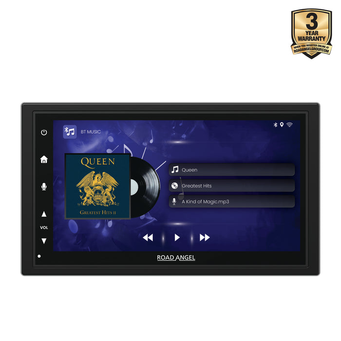 Road Angel RA-X622BT - Car Stereo With 7" Touch Screen Display, Bluetooth, Wireless Android Auto & Apple Car Play