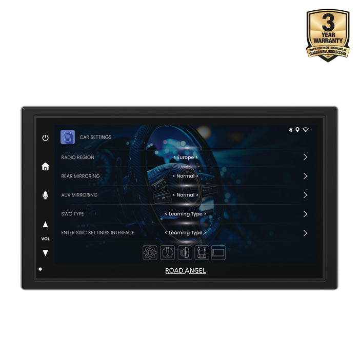 Road Angel RA-X622BT - Car Stereo With 7" Touch Screen Display, Bluetooth, Wireless Android Auto & Apple Car Play