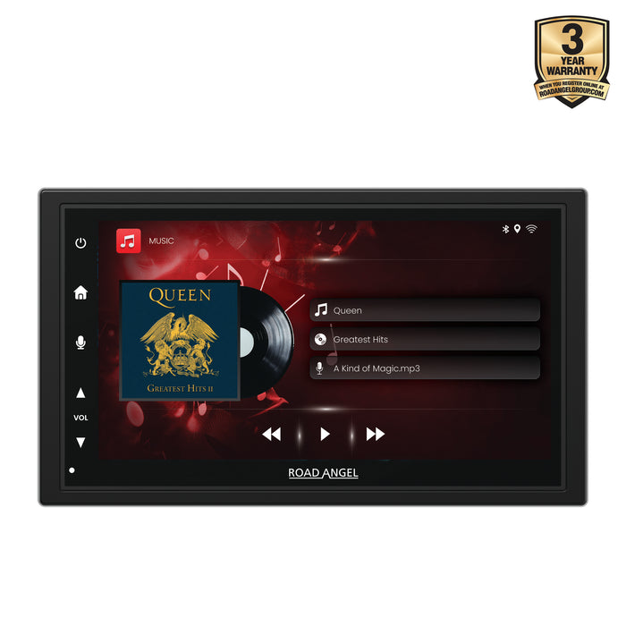 Road Angel RA-X622BT - Car Stereo With 7" Touch Screen Display, Bluetooth, Wireless Android Auto & Apple Car Play