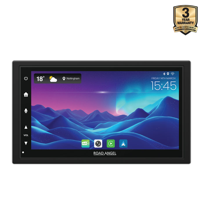 Road Angel RA-X622BT - Car Stereo With 7" Touch Screen Display, Bluetooth, Wireless Android Auto & Apple Car Play