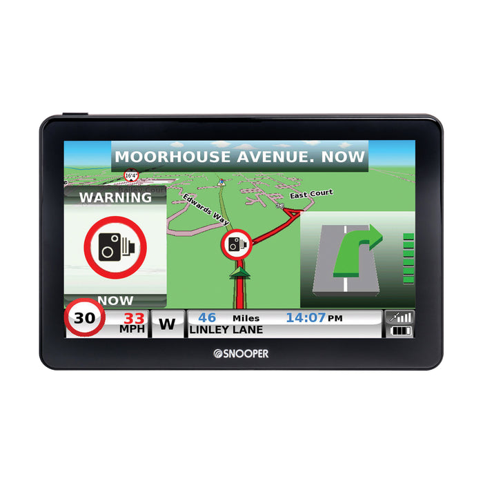 Snooper S9900-Pro Ventura (Caravan & Motorhome) Snooper S9900-Pro Ventura 9” Caravan & Motorhome Sat Nav – Vehicle-Specific Routing, Free Lifetime Maps, Traffic Alerts, Magnetic Mount
