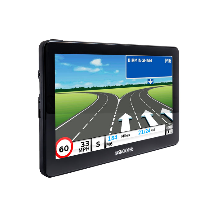 Snooper S9900-Pro Ventura (Caravan & Motorhome) Snooper S9900-Pro Ventura 9” Caravan & Motorhome Sat Nav – Vehicle-Specific Routing, Free Lifetime Maps, Traffic Alerts, Magnetic Mount