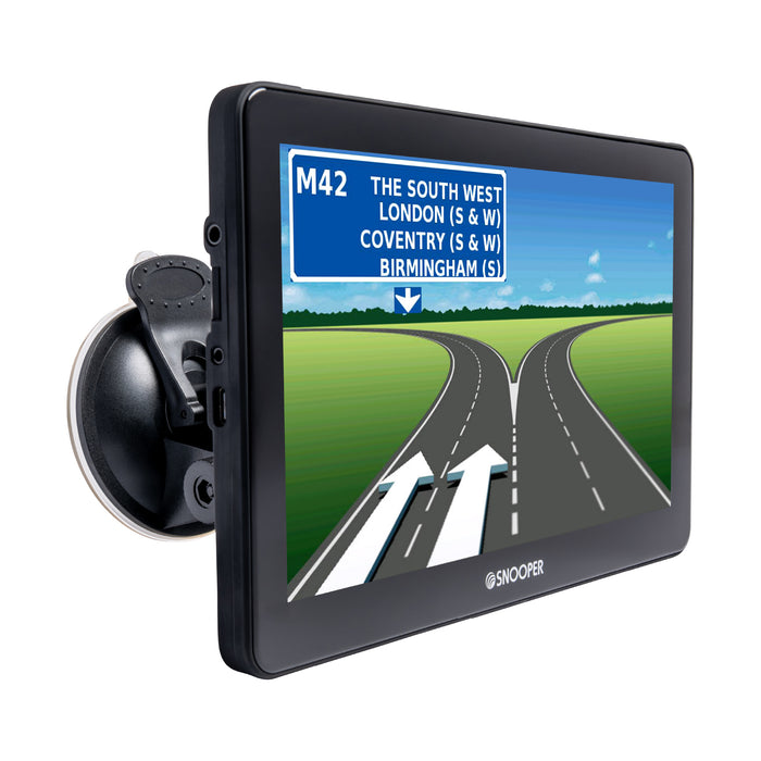 Snooper S9900-Pro Ventura (Caravan & Motorhome) Snooper S9900-Pro Ventura 9” Caravan & Motorhome Sat Nav – Vehicle-Specific Routing, Free Lifetime Maps, Traffic Alerts, Magnetic Mount