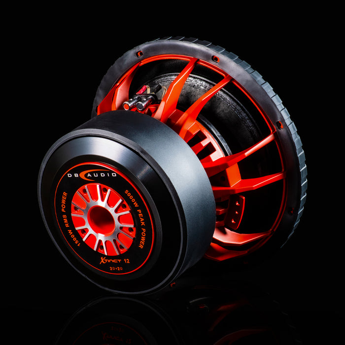 DB Audio Xtinct12 5000W 12" Dual 2 Ohm Voice Coil SPL Subwoofer