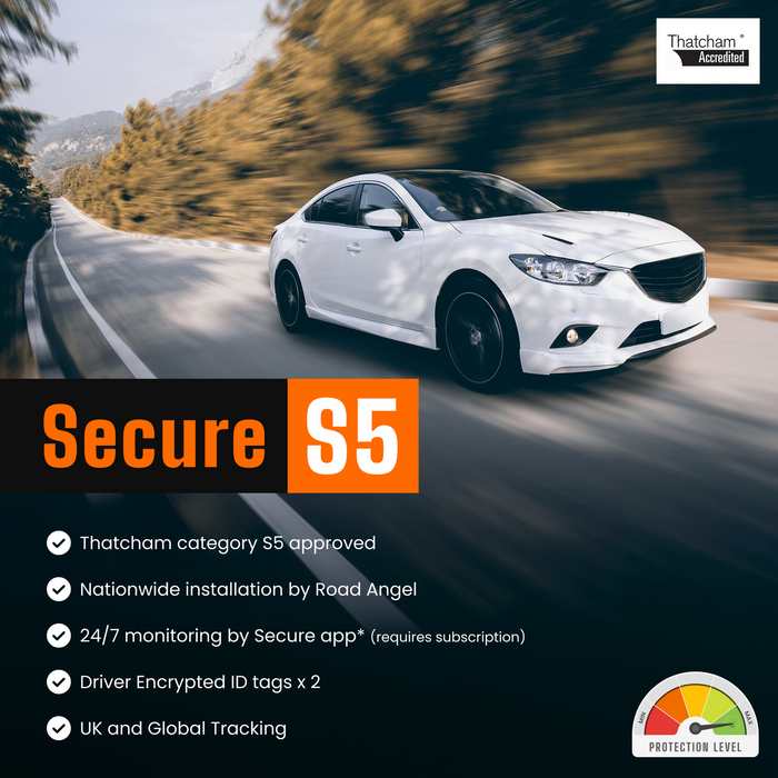 Road Angel Secure S5 – Thatcham Category S5 Approved Vehicle Tracker