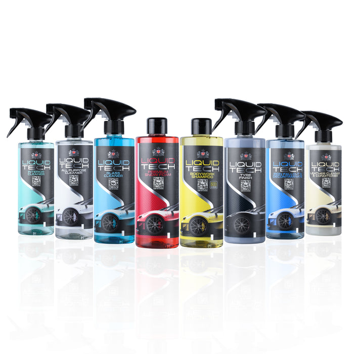 Essential Detailing Pack: All You Will Need Exterior & Interior! 500ml x 8!