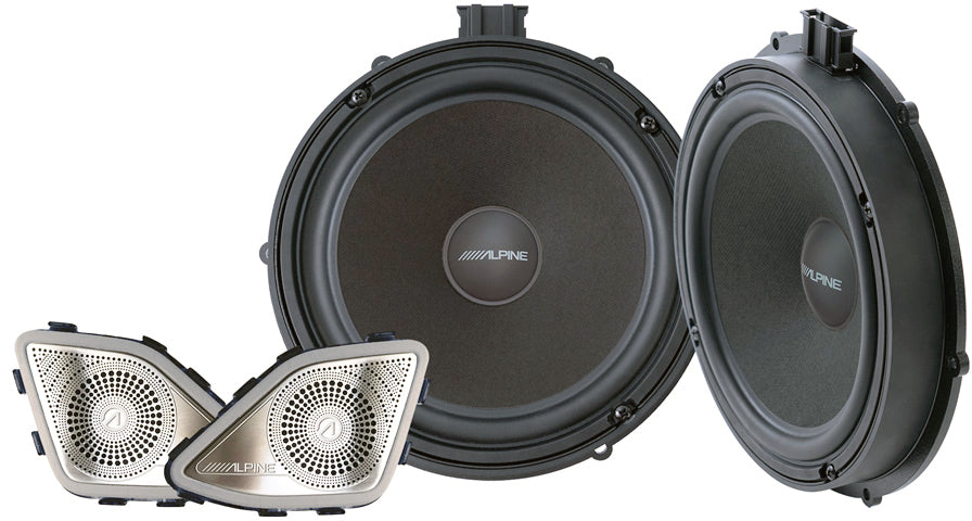 Alpine Car Audio SPC-108T6 20cm Component Speaker System UPGRADE for Volkswagen T6