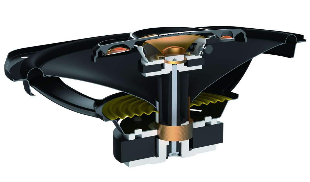 Pioneer TS-A6971F 600W 6"x9" 5-Way Coaxial Speaker System with Grills