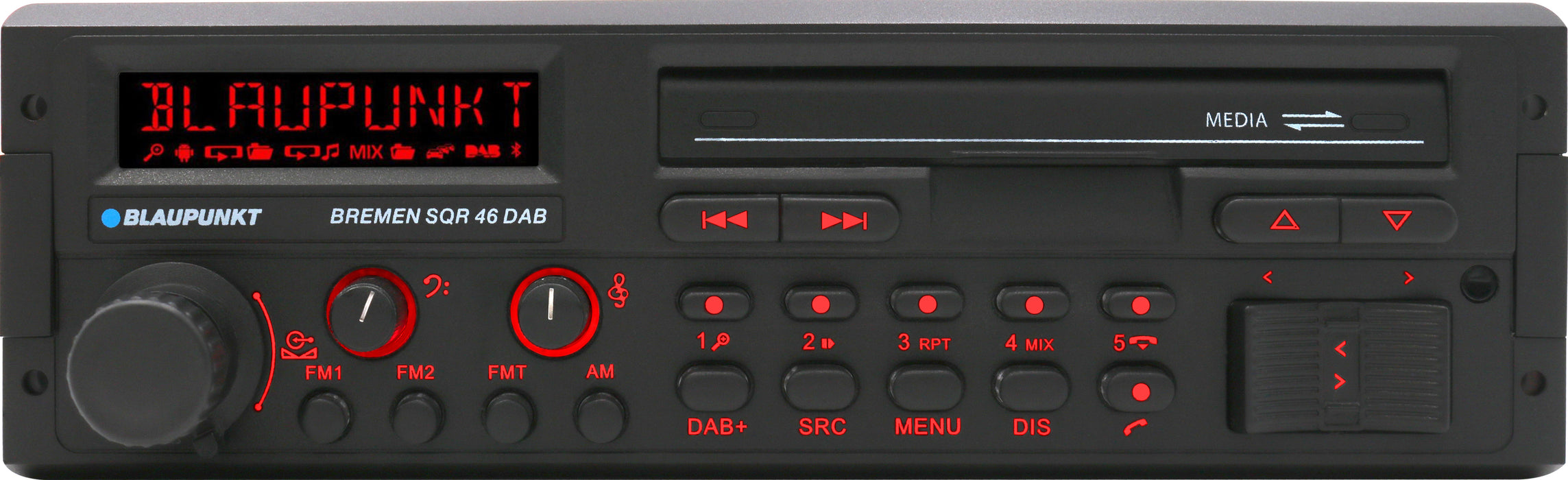 Blaupunkt BREMENSQR46 Classic Stereo with DAB+, Bluetooth, USB & AUX