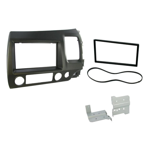 Connects2 Stereo Fitting Connects2 CT23HD09 Honda Double Din Fascia Plate Grey