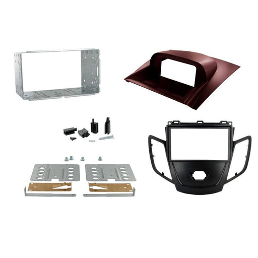 Connects2 Stereo Fitting Connects2 CT23FD27 - Ford Fiesta 2008> Red Aubergine/Black Double Din Fitting Kit