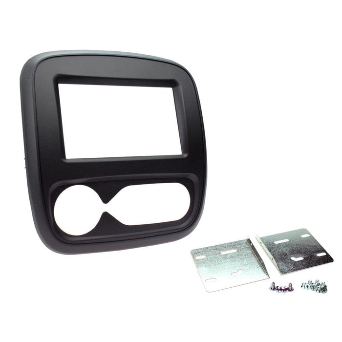 Connects2 Fitting Accessories Connects2 CT23VX58 Vauxhall Vivaro Double DIN fascia kit Black Trim