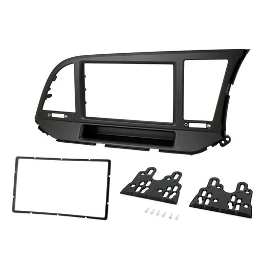 Connects2 Fitting Accessories Connects2 CT23HY46 Hyundai Elantra 2015> Double Din Car Stereo Fascia Kit Black