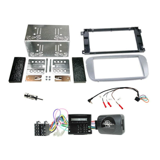 Connects2 Fitting Accessories Connects2 CTKFD67 Ford Double DIN Installation kit. Supplied with Silver double DIN fascia kit