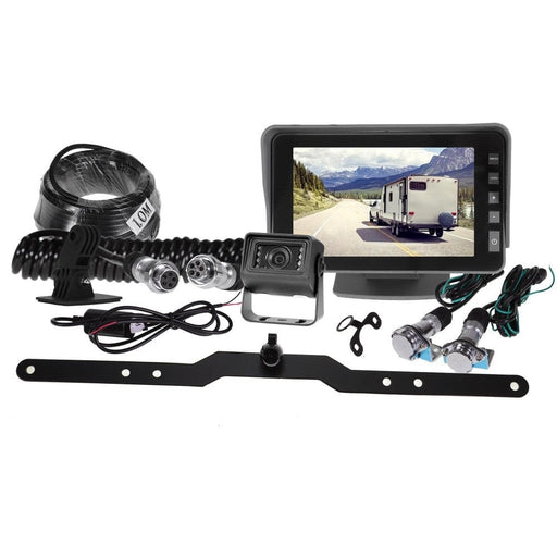 Connects2 Road Safety Connects2 GX5TRKT 5â³ Dash/windscreen mount high resolution display dual reverse camera trailer kit