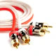 In Phase IPR301T 1 Metre Reference RCA Cable Perfect for Car Audio Amplifier