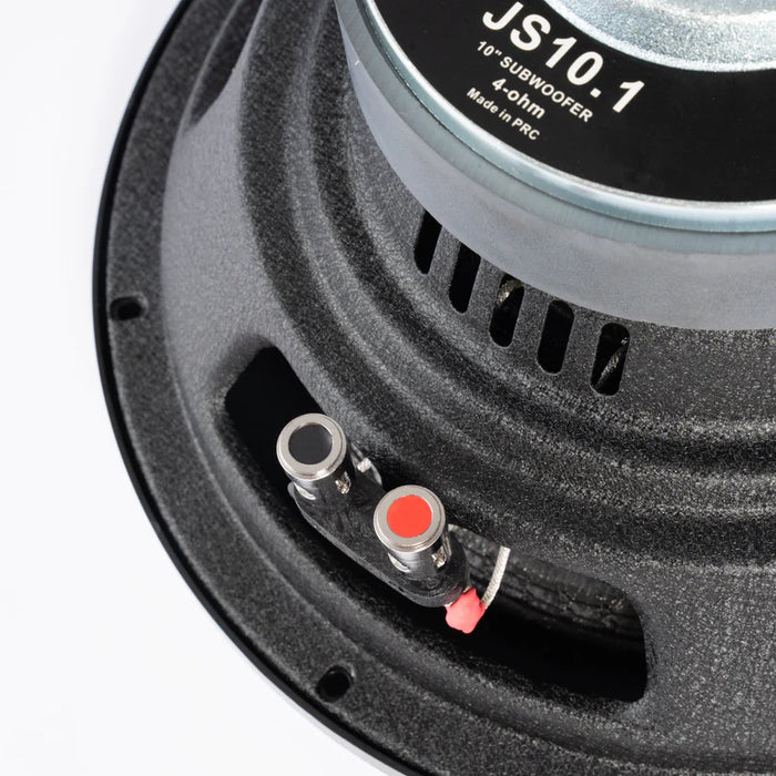 JS10 1200W 10" Single Voice Coil 4 Ohm Subwoofer Bass Driver