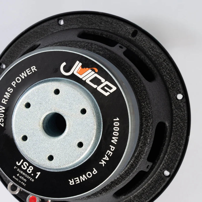 JS8 1000W 8" Single Voice Coil 4 Ohm Subwoofer Bass Driver