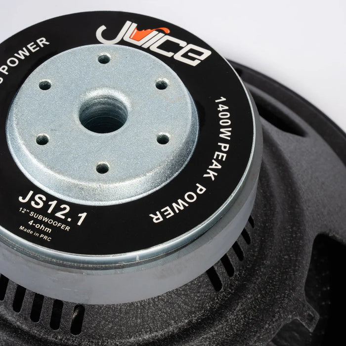 Juice JS12 1400W 12" Single Voice Coil 4 Ohm Subwoofer Bass Driver
