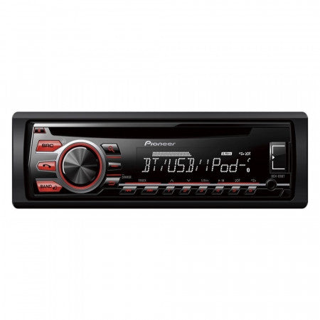 Pioneer DEH-09BT Single Din, Bluetooth CD Player with USB and AUX
