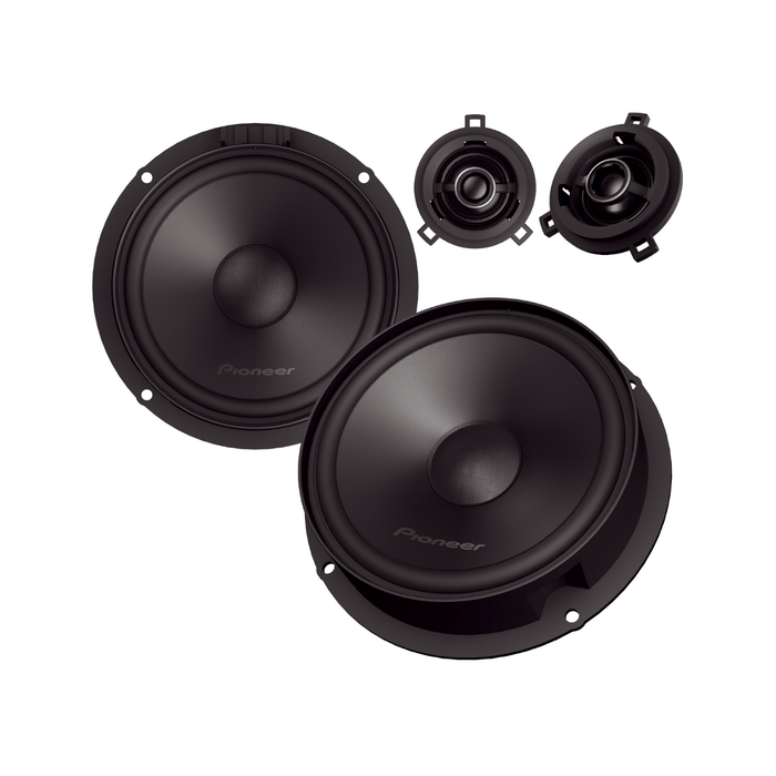 Pioneer TS-Q160C-VW 6.5" 350W 2-Way Component Speaker System For VW