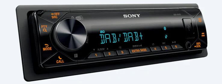 Sony DSX-B41D Dual Bluetooth Single-Din Mechless Car Stereo With DAB