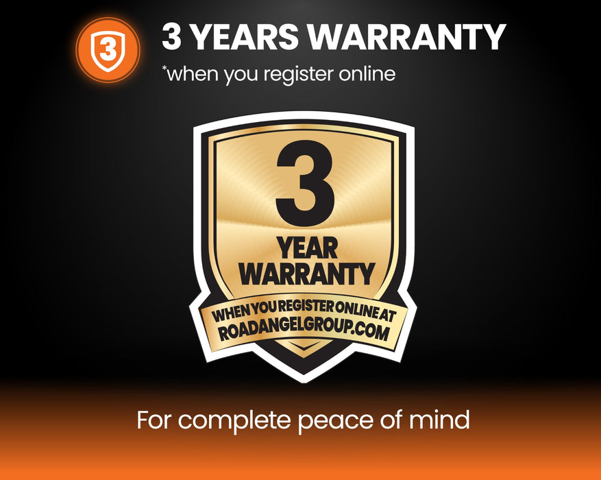 Road Angel Halo Ultima 4K Dual Dash Cam with Parking Mode & Quick Release mounting