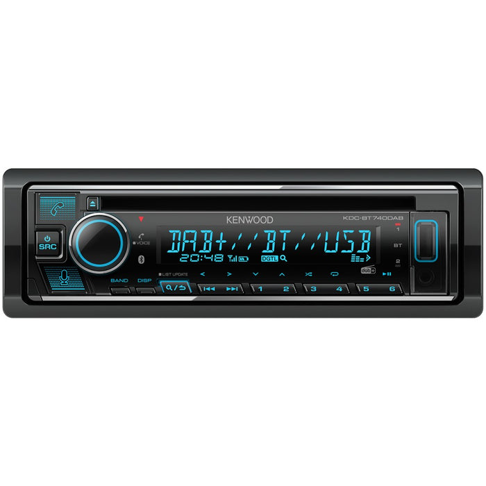 Kenwood KDC-BT740DAB CD Receiver with Built-in Alexa, Bluetooth & DAB+ Radio