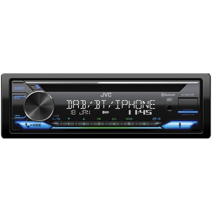 JVC KD-DB912BT MP3 CD Player with Bluetooth, DAB Tuner, AUX and USB